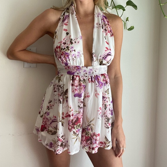 Mendocino Pants - Mendocino // Floral Halter Romper